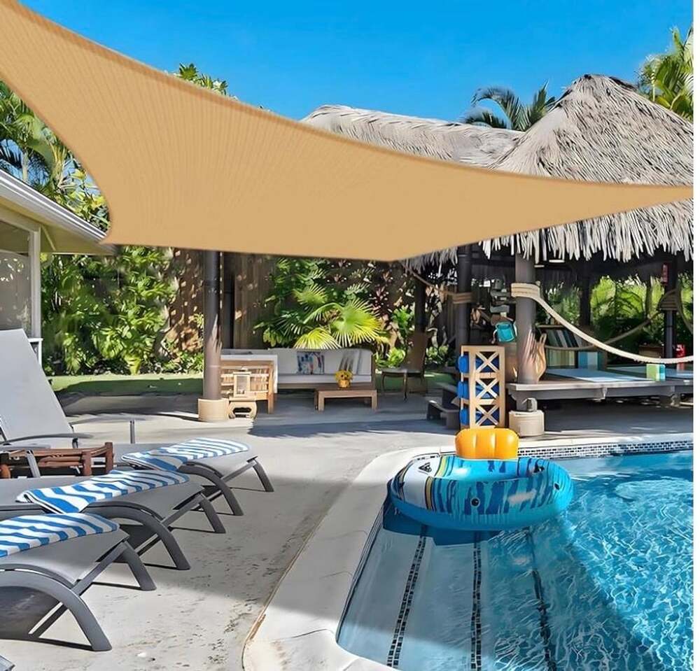 Coolboys 16'x 20' Sun Shade Sail Sand Rectangle UV